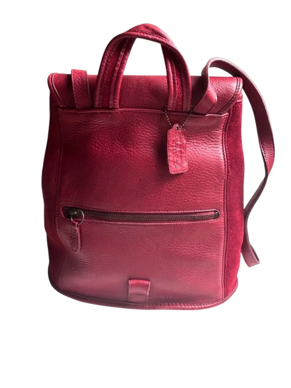Vintage Coach Berkeley 9016 Convertible Backpack Leather & Suede 1996